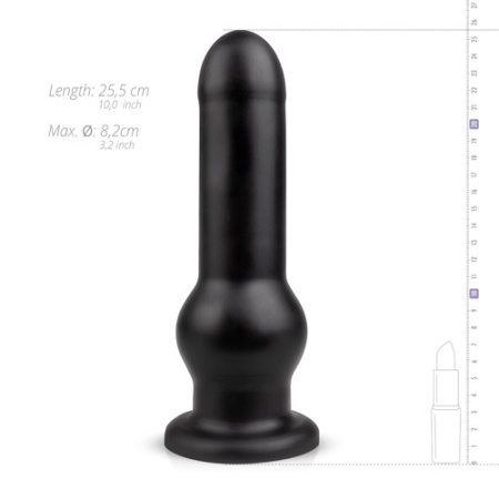 Dildo analne Tactical I z przyssawką - średnica 5,4-8,2 cm, długość 25,5 cm - 5