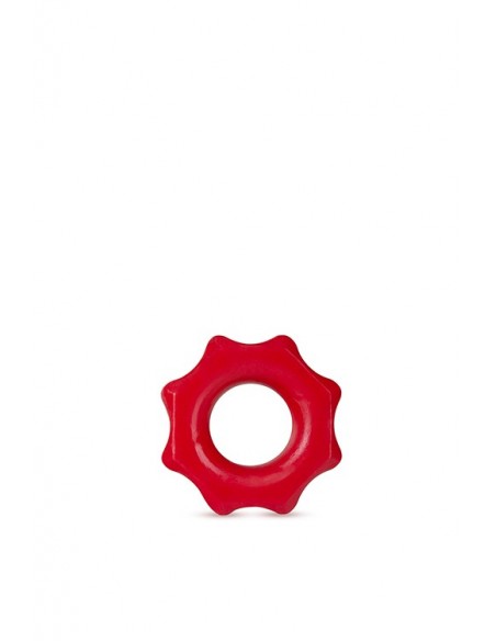 STAY HARD NUTZ RED - Pierścienie erekcyjne niewibrujące - 4