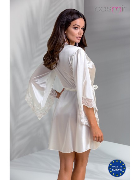 Bielizna-INOE PEIGNOIR ecru S/M - Casmir - Koszule nocne - 2