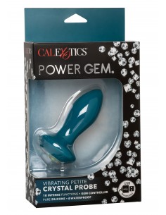 Vibrating Petite Crystal Probe - Kulki i korki analne wibrujące - 1 2