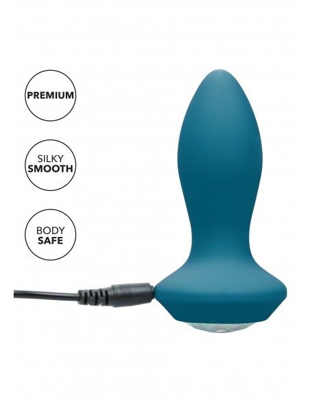 Vibrating Petite Crystal Probe - Kulki i korki analne wibrujące - 7