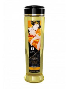 Shunga Massage Oil Stimulation 240ml - Olejki i żele do masażu - 1