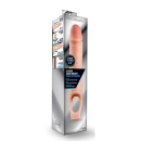 Nakładka Przedłużająca na Penis Performance 10" z Rowkowaniem Wewnętrznym i Paskiem na Mosznę, TPE, 19 cm - 3