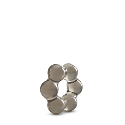 Pierścień erekcyjny Thick Bead - koralikowa struktura TPE, średnica wewnętrzna 1,9 cm, szerokość 1,2 cm - 1 2