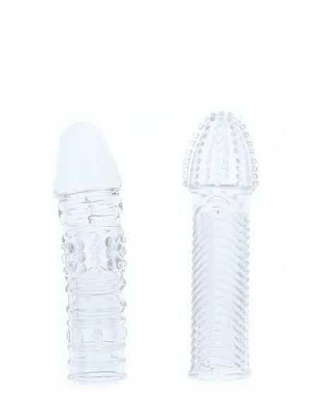 MENZSTUFF EXTENDER PACK STRETCHABLE - Przedłużki i nakładki na penisa - 1