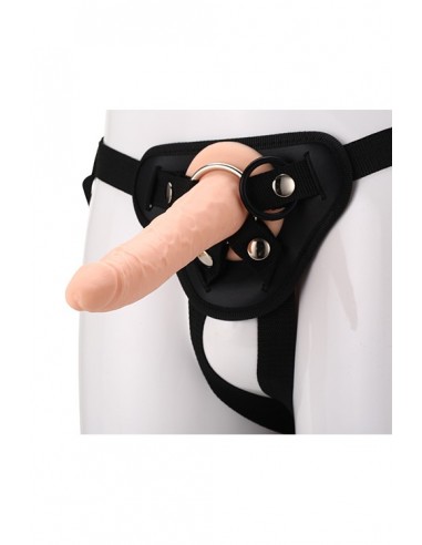 REALSTUFF STRAP ON REAL DILDO - Strap-ony, dilda na pasku bez wibracji - 2