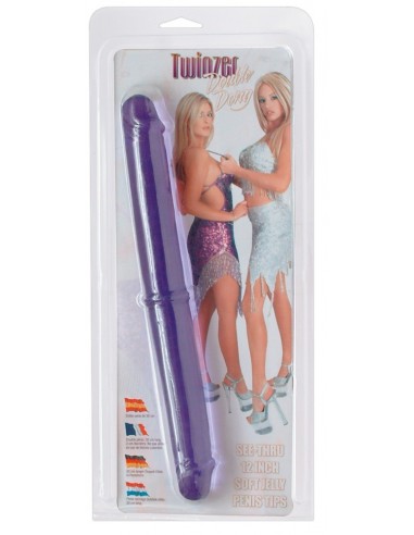 Twinzer Double Dong purple - Dilda podwójne - 1