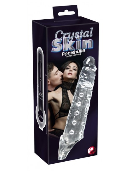 Crystal Skin Penis Sleeve - Przedłużki i nakładki na penisa - 1