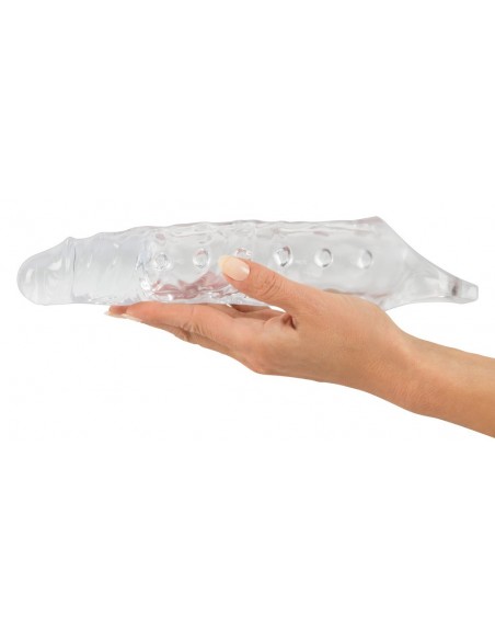 Crystal Skin Penis Sleeve - Przedłużki i nakładki na penisa - 4