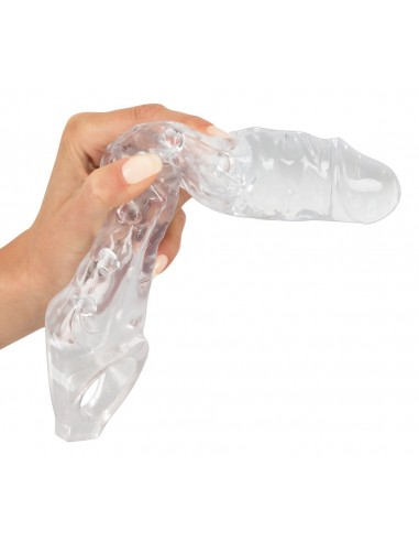 Crystal Skin Penis Sleeve - Przedłużki i nakładki na penisa - 6