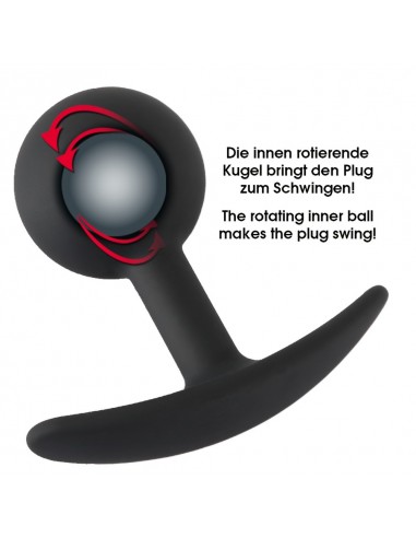 Backdoor Friend Ball Head Medi - Duże Korki Analne - 7