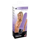 Wibrator Classic Silicone Vibe Purple – Realistyczna Faktura, 7 Trybów Wibracji, Silikon Medyczny, Długość 25 cm, Średnica 3,5–4 - 1
