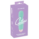 Wibrator Cuties Mini green – rowkowana końcówka, 7 trybów, 12,5 cm - 1