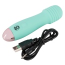 Wibrator Cuties Mini green – rowkowana końcówka, 7 trybów, 12,5 cm - 4