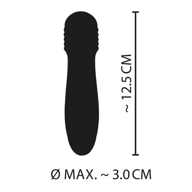 Wibrator Cuties Mini green – rowkowana końcówka, 7 trybów, 12,5 cm - 6