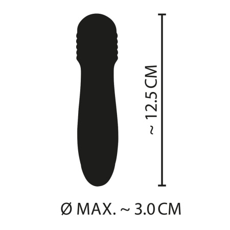 Wibrator Cuties Mini green – rowkowana końcówka, 7 trybów, 12,5 cm - 6