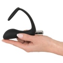 Wibrujący korek analny z pierścieniem erekcyjnym Vibrating Ring & Plug, silikon PU, 10,8 cm - 6