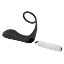 Wibrujący korek analny z pierścieniem erekcyjnym Vibrating Ring & Plug, silikon PU, 10,8 cm - 9