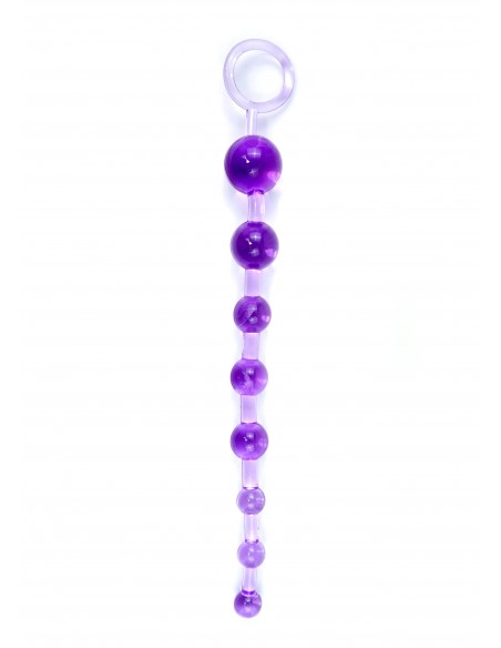 Kulki Analne Jelly Anal 10 Beads Purple - Kulki analne, koraliki analne - 1