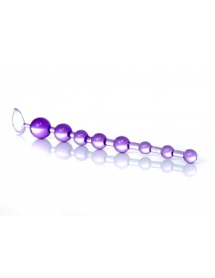 Kulki Analne Jelly Anal 10 Beads Purple - Kulki analne, koraliki analne - 1 2