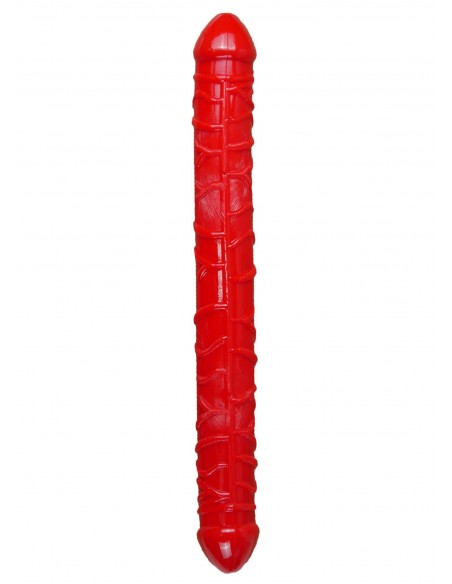 Podwójne Dildo Flexible Double Dong - Red - Dilda podwójne - 1