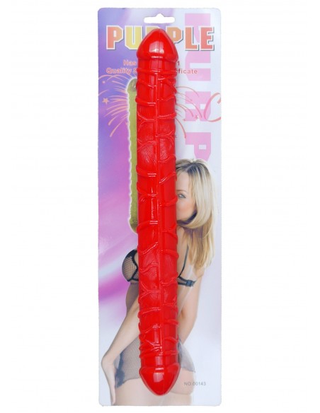 Podwójne Dildo Flexible Double Dong - Red - Dilda podwójne - 5