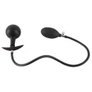 Pompowany Korek Analny z Wewnętrzną Metalową Kulką (Inner Metal Ball) i Korkiem Odcinającym, 8 cm, Ø 3–8,5 cm - 4
