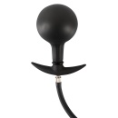Pompowany Korek Analny z Wewnętrzną Metalową Kulką (Inner Metal Ball) i Korkiem Odcinającym, 8 cm, Ø 3–8,5 cm - 6