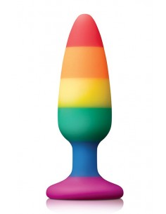 Colourful Love Rainbow Anal Plug Medium  - Duże Korki Analne - 1