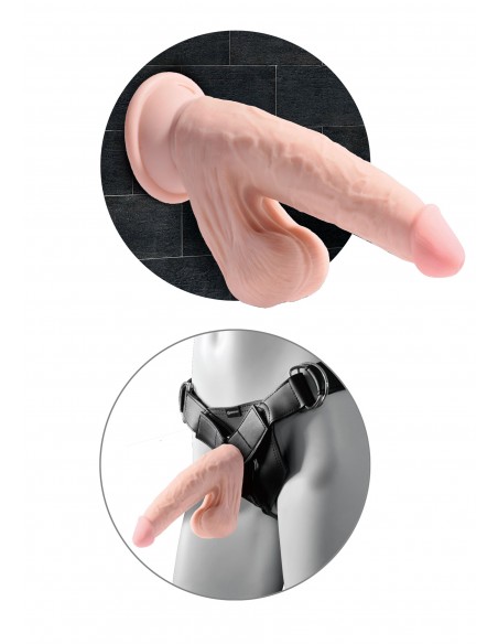 3D Cock Swinging Balls 7 Inch - Dilda realistyczne - 6