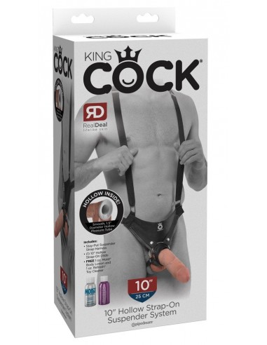 KC 10 Hollow Strap On Suspend - Strap-ony, dilda na pasku bez wibracji - 1