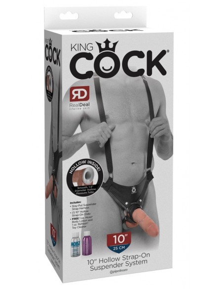 KC 10 Hollow Strap On Suspend - Strap-ony, dilda na pasku bez wibracji - 1
