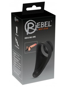 Pierścień na penisa Rebel Cock & Ball Ring - Pierścienie erekcyjne niewibrujące - 1