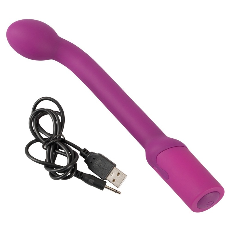 Wibrator G-Spot Sweet Smile – Zakrzywiony, Głowica Masująca 3,3 cm, Długość 22 cm, 10 Trybów - 11