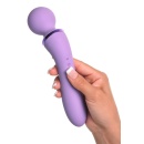 Masażer różdżkowy FFH Duo Wand Massage-Her z ruchomą główką kulkową i elastyczną szyjką, 19,5 cm - 7