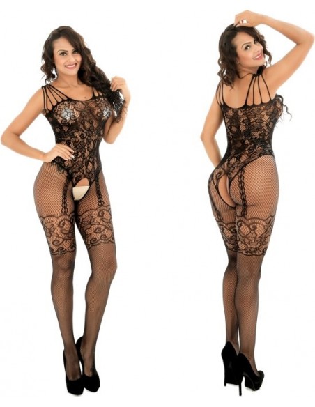 Bodystocking TL15 black one size - Bodystocking - 4