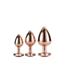 GLEAMING LOVE ROSE GOLD PLUG SET - 1