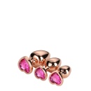 GLEAMING LOVE ROSE GOLD PLUG SET - 2
