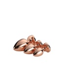 GLEAMING LOVE ROSE GOLD PLUG SET - 3