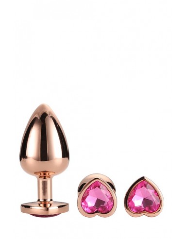 GLEAMING LOVE ROSE GOLD PLUG SET - Zestawy Korków Analnych - 5