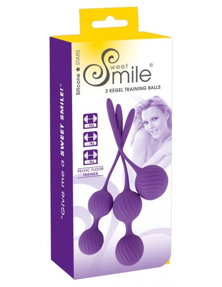 Sweet Smile 3 Kegel Training B - Zestawy Kulek Gejszy - 1