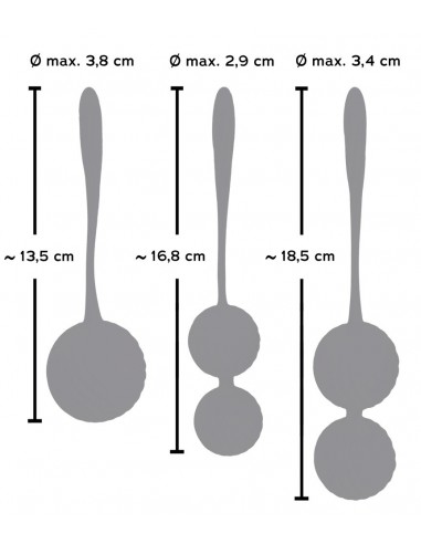 Sweet Smile 3 Kegel Training B - Zestawy Kulek Gejszy - 6