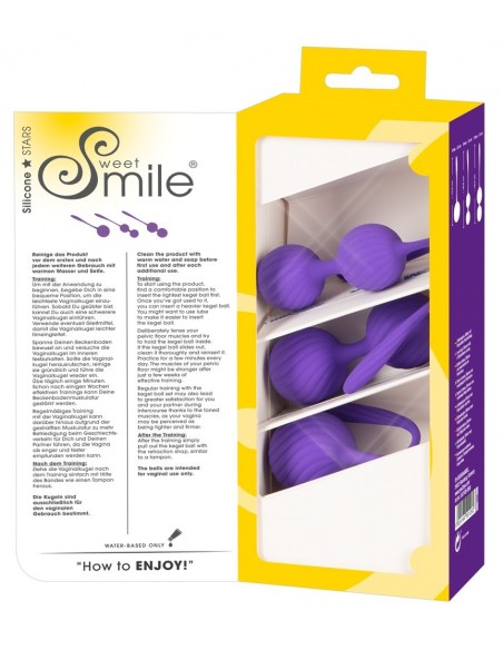Sweet Smile 3 Kegel Training B - Zestawy Kulek Gejszy - 7