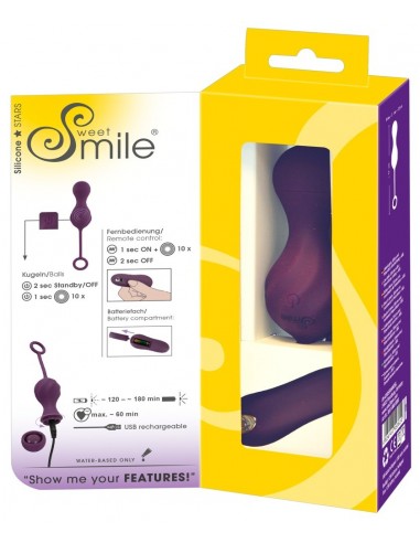 Sweet Smile RC Love Balls - Wibratory Jajeczka - 3