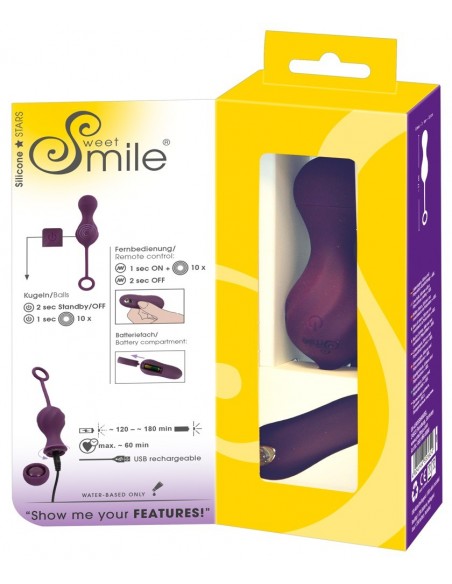 Sweet Smile RC Love Balls - Wibratory Jajeczka - 3