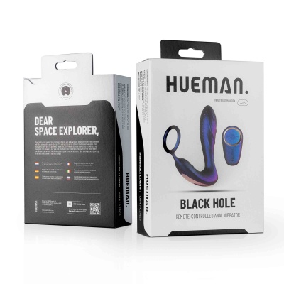 Hueman - Czarny Hole Anal Vibrator - 1