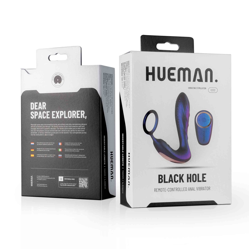 Hueman - Czarny Hole Anal Vibrator - 1