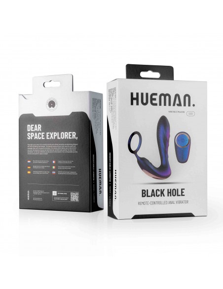 Hueman - Black Hole Anal Vibrator - Masażery i stymulatory prostaty - 1