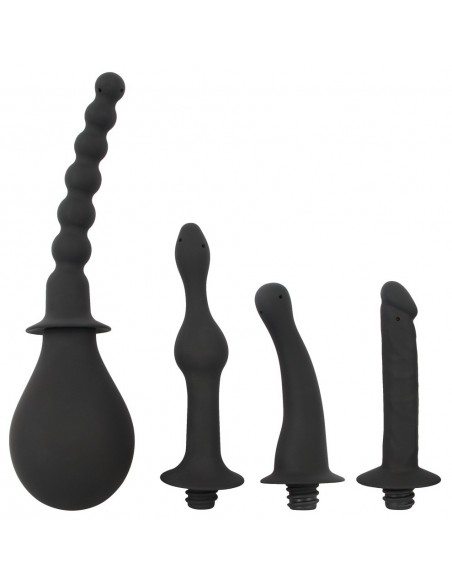 Black Velvets Douche With 4 At - Pozostałe gadżety analne - 5