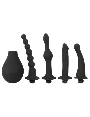 Black Velvets Douche With 4 At - Pozostałe gadżety analne - 6